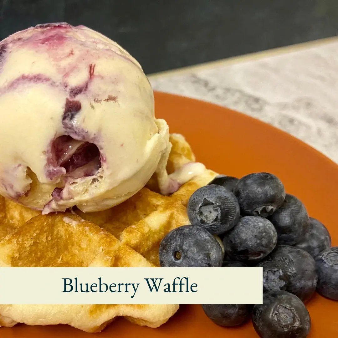 Blueberry Waffle ice cream yorvale