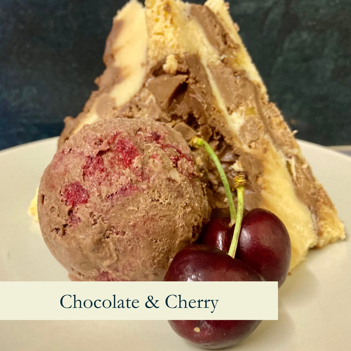 Chocolate and cherry ice cream yorvale